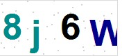 看不到验证码？点击重新换一个！